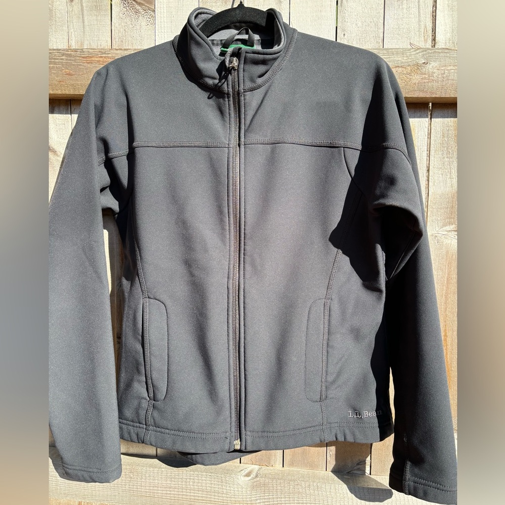 L.L. Bean Women’s Zip Up Jacket Charcoal Grey O DAR4 - Size S